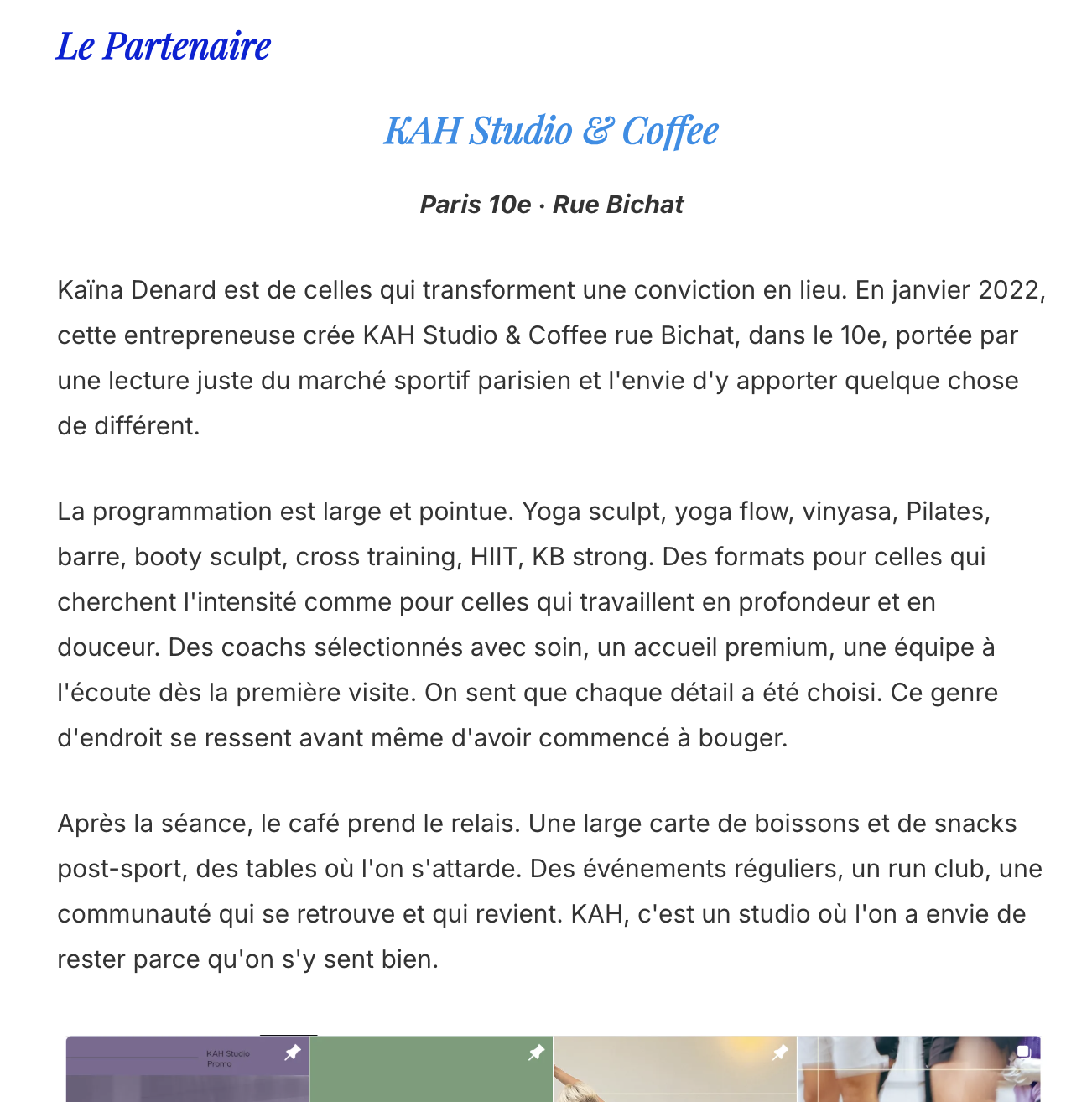 PSW N°04 Partenaire